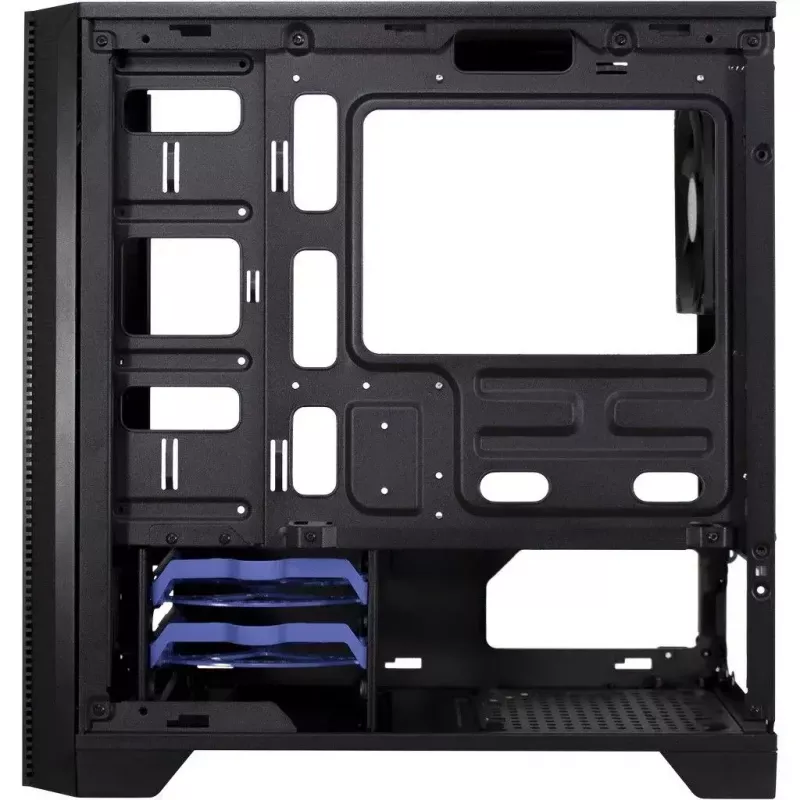 Caja de PC Inter-Tech H-606 Micro Tower negra