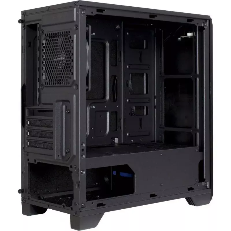 Caja de PC Inter-Tech H-606 Micro Tower negra
