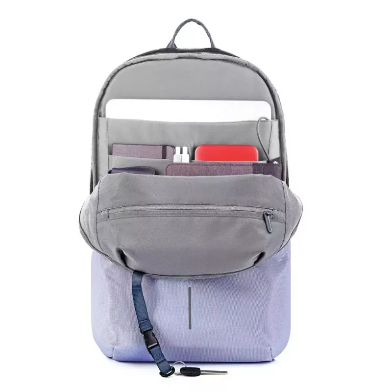 Mochila antirrobo XDDESIGN Bobby Soft – gris lavanda, mochila urbana antirrobo P705.992