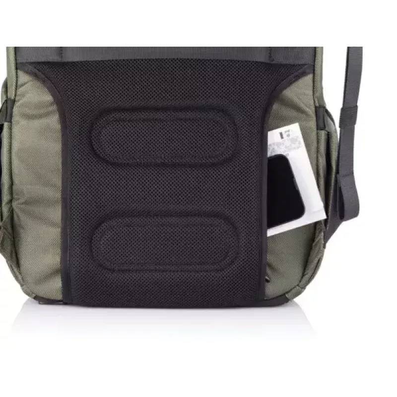 Mochila de viaje XD-Design Bobby Explore verde de tereftalato de polietileno PET