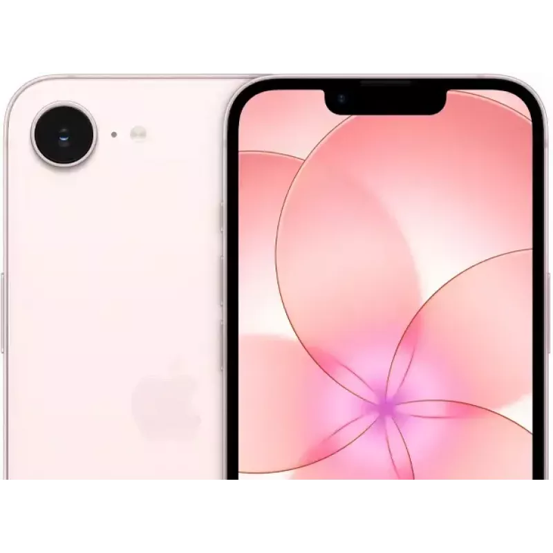 Smartphone Apple iPhone 17e – pantalla de 6,1 pulgadas (15,5 cm), A19, 256 GB, cámara trasera de 48 MP, Dual SIM, Soft Pink