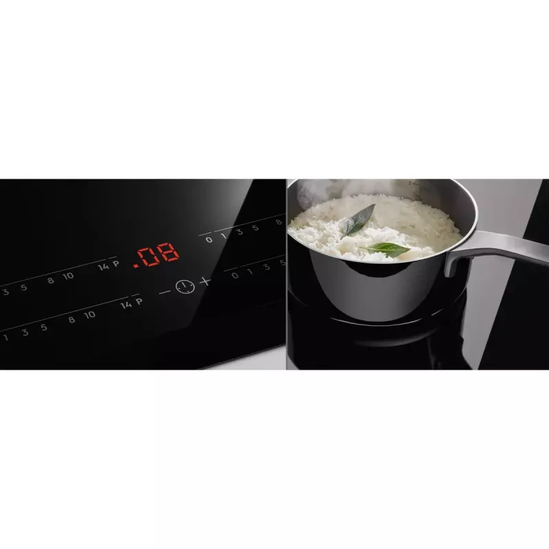 Placa de inducción integrable Electrolux EIV734 negra 68 cm de ancho 4 zonas
