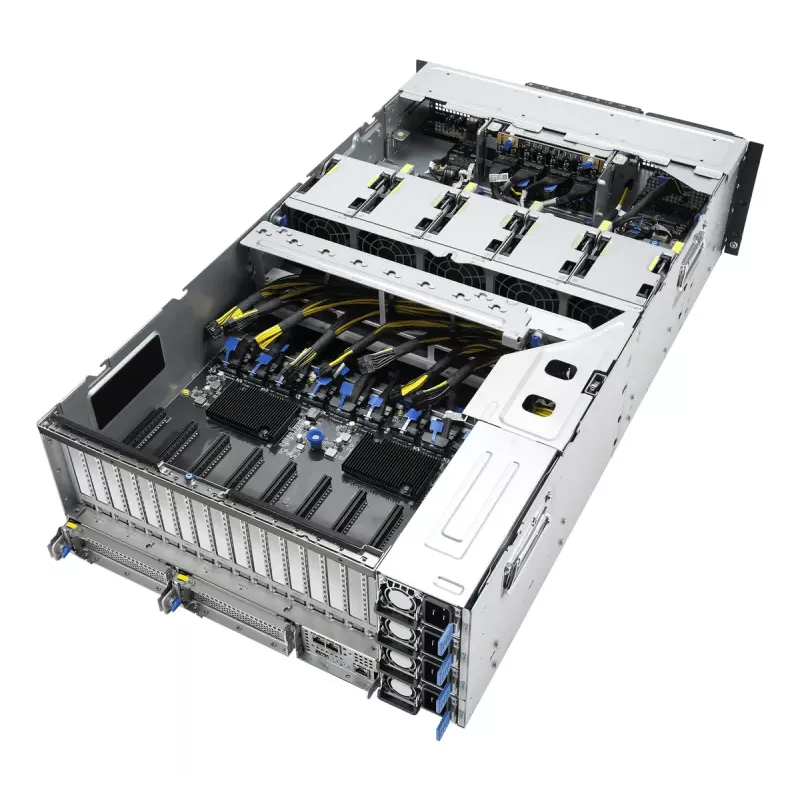 Servidor rack ASUS ESC8000A-E13P (4U) — LGA 6096, AMD EPYC, hasta 3 TB DDR5, 24 DIMM, 3200W PSU, 10GbE