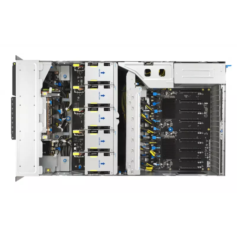 Servidor rack ASUS ESC8000A-E13P (4U) — LGA 6096, AMD EPYC, hasta 3 TB DDR5, 24 DIMM, 3200W PSU, 10GbE