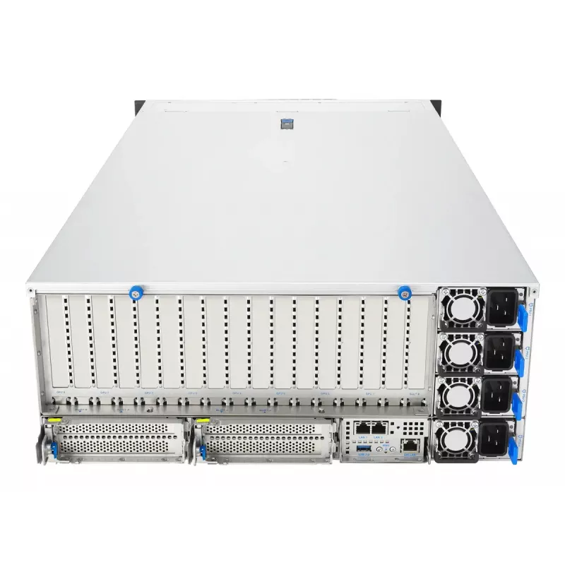 Servidor rack ASUS ESC8000A-E13P (4U) — LGA 6096, AMD EPYC, hasta 3 TB DDR5, 24 DIMM, 3200W PSU, 10GbE
