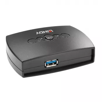 Lindy conmutador USB 3.0 de 2 puertos