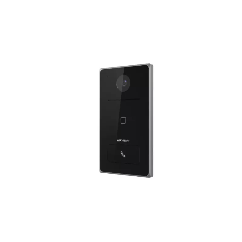Videoportero Hikvision DS-KV6133-ME1, 2 MP, 1920×1080, 129° HF, visión nocturna IR 2,5 m, IP65, negro