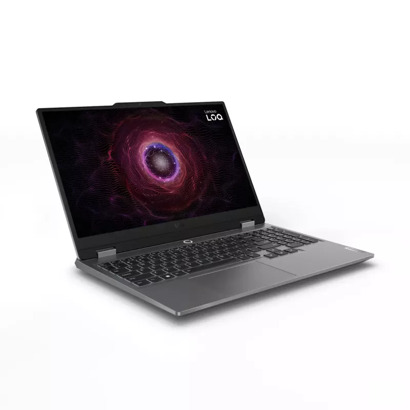 Portátil Lenovo LOQ 15ARP9 — 39,6 cm (15,6 inch) FHD, AMD Ryzen 5 7235HS 3,2 GHz, 12 GB DDR5, 512 GB SSD, NVIDIA GeForce RTX 4050, Windows 11 Home, gris