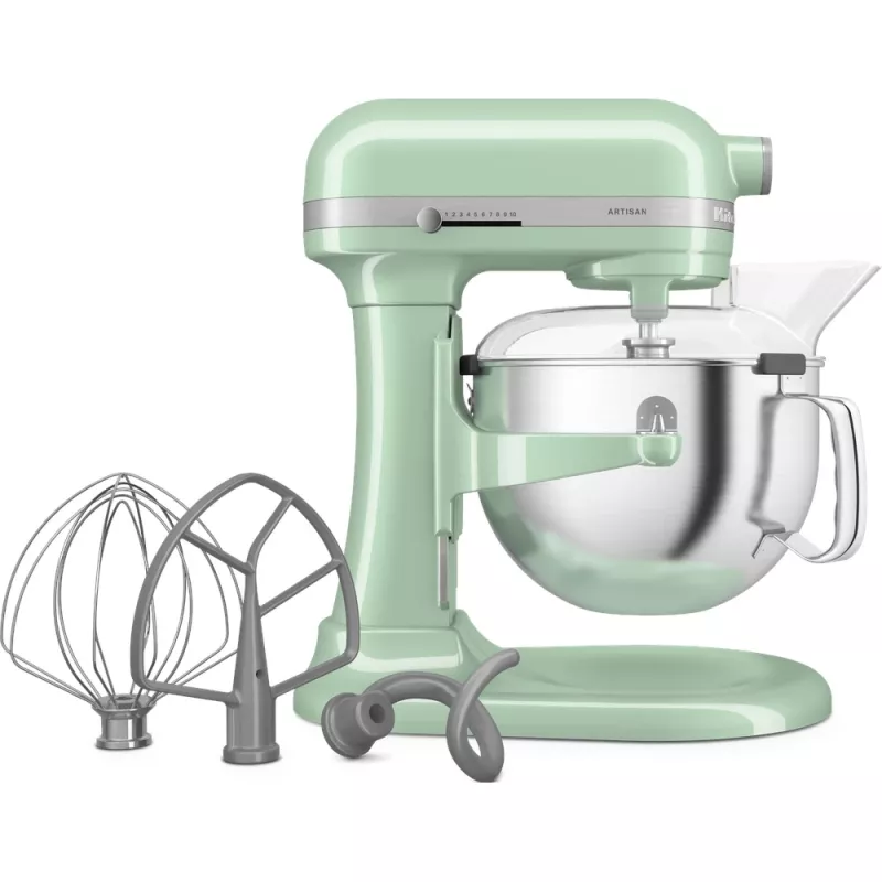 Batidora de pie KitchenAid 5KSM60SPXEPT 375 W Verde, Gris, Acero inoxidable
