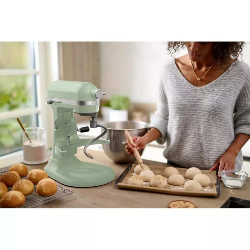 Batidora de pie KitchenAid 5KSM60SPXEPT 375 W Verde, Gris, Acero inoxidable