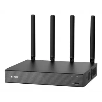 Grabador de vídeo en red IMOU N110W - NVR Wi-Fi 6 de 10 canales, máx. 2592x1944, Wi-Fi de doble banda, disco duro SATA de hasta 16 TB, Ethernet 10/100, negro