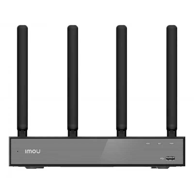 Grabador de vídeo en red IMOU N110W - NVR Wi-Fi 6 de 10 canales, máx. 2592x1944, Wi-Fi de doble banda, disco duro SATA de hasta 16 TB, Ethernet 10/100, negro