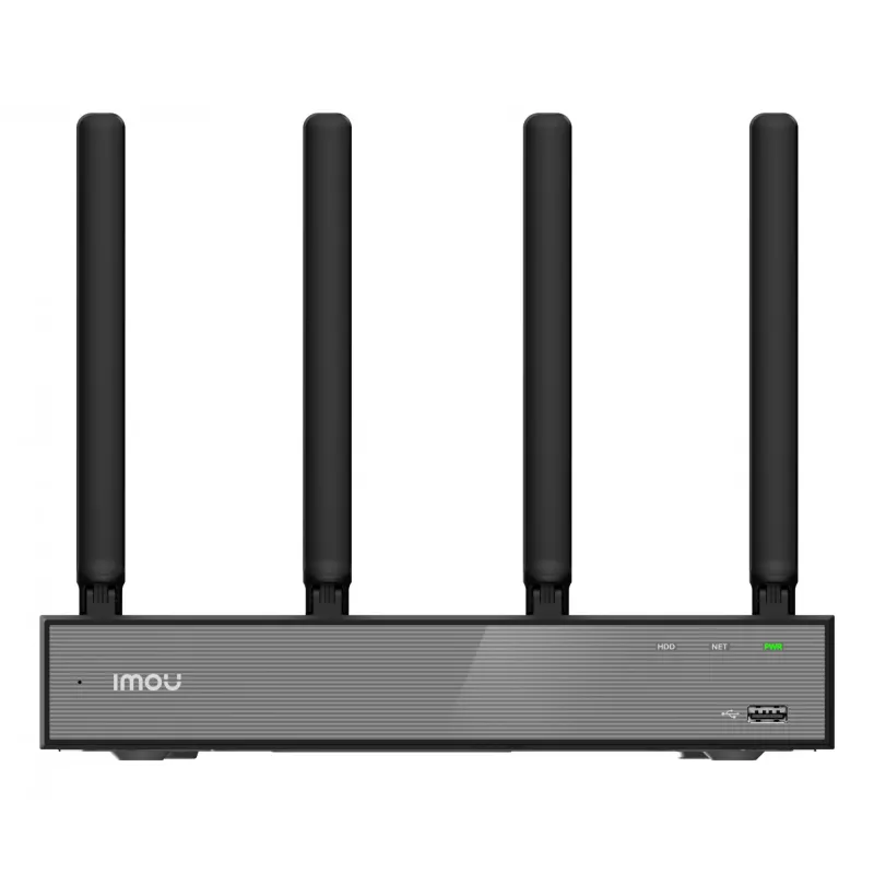 Grabador de vídeo en red IMOU N110W - NVR Wi-Fi 6 de 10 canales, máx. 2592x1944, Wi-Fi de doble banda, disco duro SATA de hasta 16 TB, Ethernet 10/100, negro