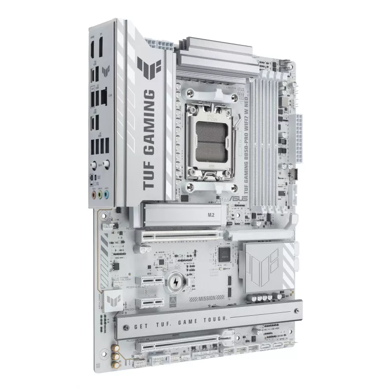 Placa base ASUS TUF GAMING B850‑PRO WIFI7 W NEO — AMD B850, zócalo AM5, ATX, DDR5, Wi‑Fi 7, 2,5GbE