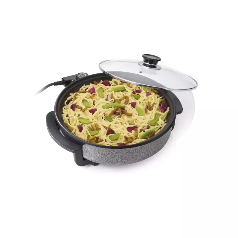 Sartén de parrilla Tristar PZ-2963 multifuncional redonda negra 30 cm