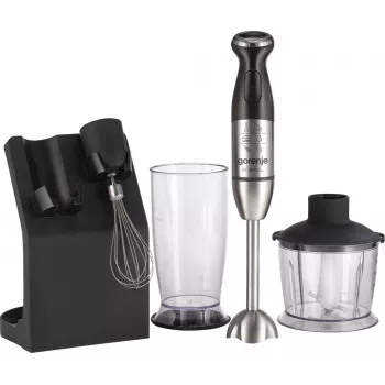Batidora de mano Gorenje HBC807QB 0,5 L 800 W negra, acero inoxidable