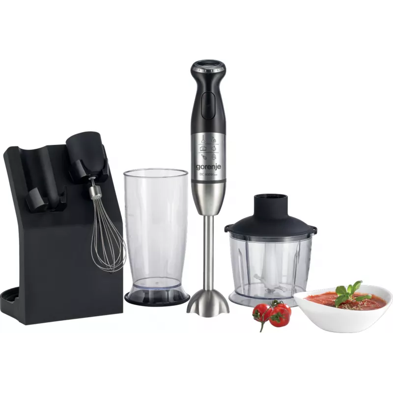 Batidora de mano Gorenje HBC807QB 0,5 L 800 W negra, acero inoxidable