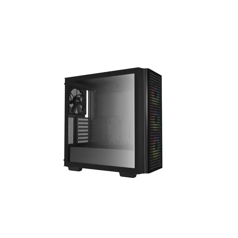Caja de ordenador mid-tower DeepCool CG540 – Negra, compatibilidad ATX, interior espacioso, flujo de aire optimizado
