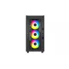 Caja de ordenador mid-tower DeepCool CG540 – Negra, compatibilidad ATX, interior espacioso, flujo de aire optimizado