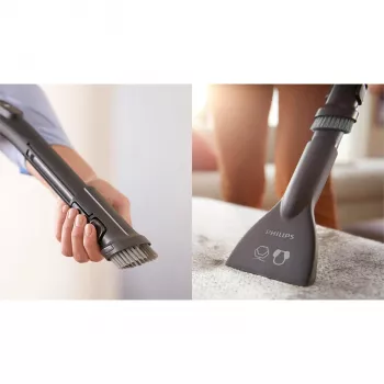 Aspirador de arrastre Philips Serie 5000 XD5123/10 — 900 W, bolsa de polvo de 4 L, filtro HEPA y micro, para suelos duros y alfombras