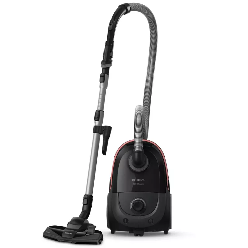 Aspirador de arrastre Philips Serie 5000 XD5123/10 — 900 W, bolsa de polvo de 4 L, filtro HEPA y micro, para suelos duros y alfombras