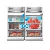Frigorífico-congelador combinado de libre instalación Midea MDRB548MME46, 401 L — No Frost, 271 L refrigerador / 130 L congelador, 186 cm, 35 dB, clase de eficiencia energética E, gris