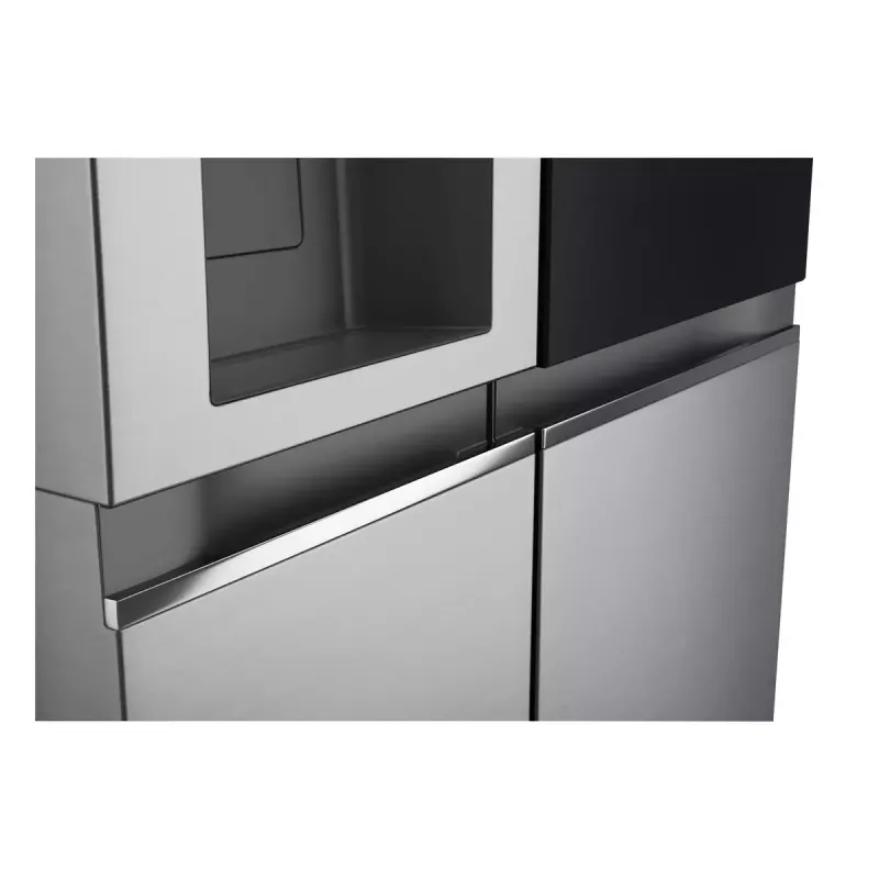 Frigorífico side-by-side LG GSGV81PYLL, 635 L de volumen total, refrigerador 416 L, congelador 219 L, plata metálico