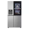 Frigorífico side-by-side LG GSGV81PYLL, 635 L de volumen total, refrigerador 416 L, congelador 219 L, plata metálico