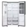 Frigorífico side-by-side LG GSGV81PYLL, 635 L de volumen total, refrigerador 416 L, congelador 219 L, plata metálico