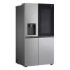 Frigorífico side-by-side LG GSGV81PYLL, 635 L de volumen total, refrigerador 416 L, congelador 219 L, plata metálico