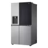 Frigorífico side-by-side LG GSGV81PYLL, 635 L de volumen total, refrigerador 416 L, congelador 219 L, plata metálico