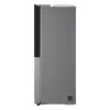 Frigorífico side-by-side LG GSGV81PYLL, 635 L de volumen total, refrigerador 416 L, congelador 219 L, plata metálico