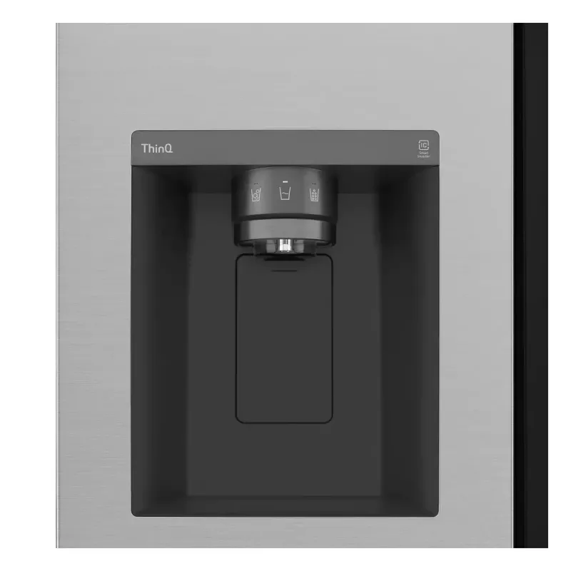Frigorífico side-by-side LG GSGV81PYLL, 635 L de volumen total, refrigerador 416 L, congelador 219 L, plata metálico