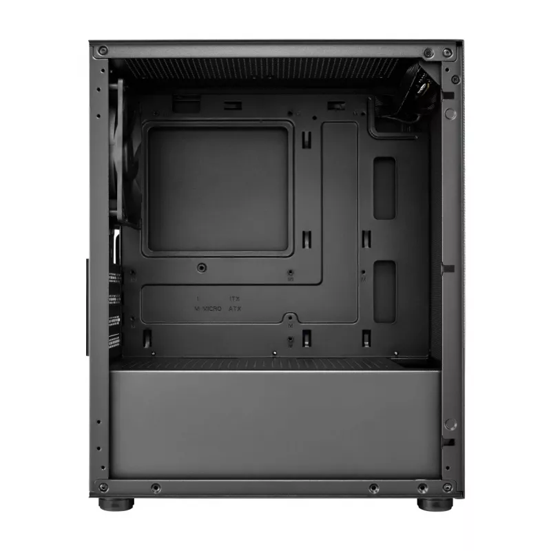 FSP S110-B Caja Mini-Tower mITX, mATX Negro, Small Form Factor (SFF), PC, Negro, micro ATX, Mini-ITX, Mesh, Metal, 16 cm