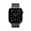 Smartwatch Apple Watch Series 11 GPS + Cellular 46mm Caja de titanio Slate con Milanese Loop Slate M/L, 64GB, OLED 416x496, GPS, resistente al agua 50m