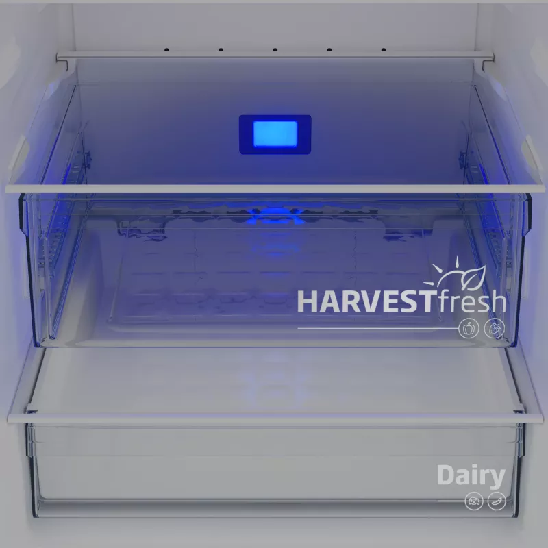 Beko B3RCNE564HXB Frigorífico-congelador combinado de libre instalación 490 L Plata