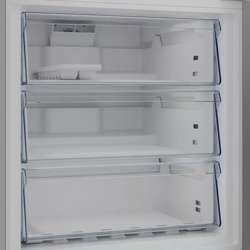 Beko B3RCNE564HXB Frigorífico-congelador combinado de libre instalación 490 L Plata