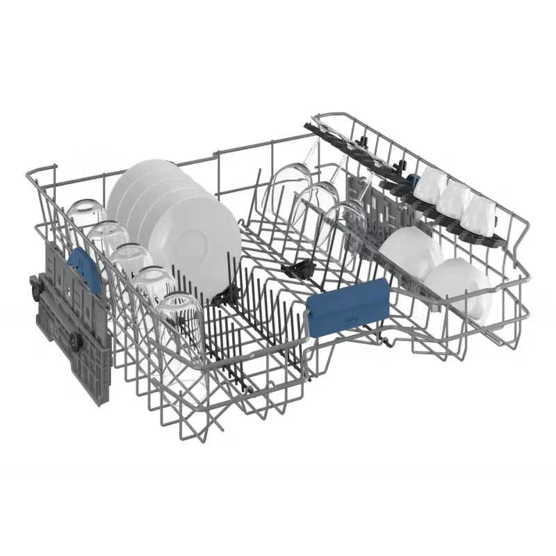 Lavavajillas de libre instalación BEKO DEN48530X, 15 cubiertos, 8 programas, 44 dB, 598×850×600 mm