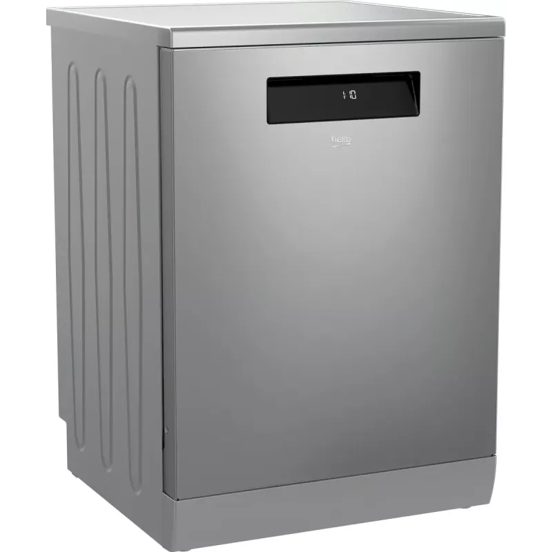 Lavavajillas de libre instalación BEKO DEN48530X, 15 cubiertos, 8 programas, 44 dB, 598×850×600 mm