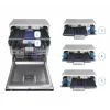 Lavavajillas de libre instalación BEKO DEN48530X, 15 cubiertos, 8 programas, 44 dB, 598×850×600 mm