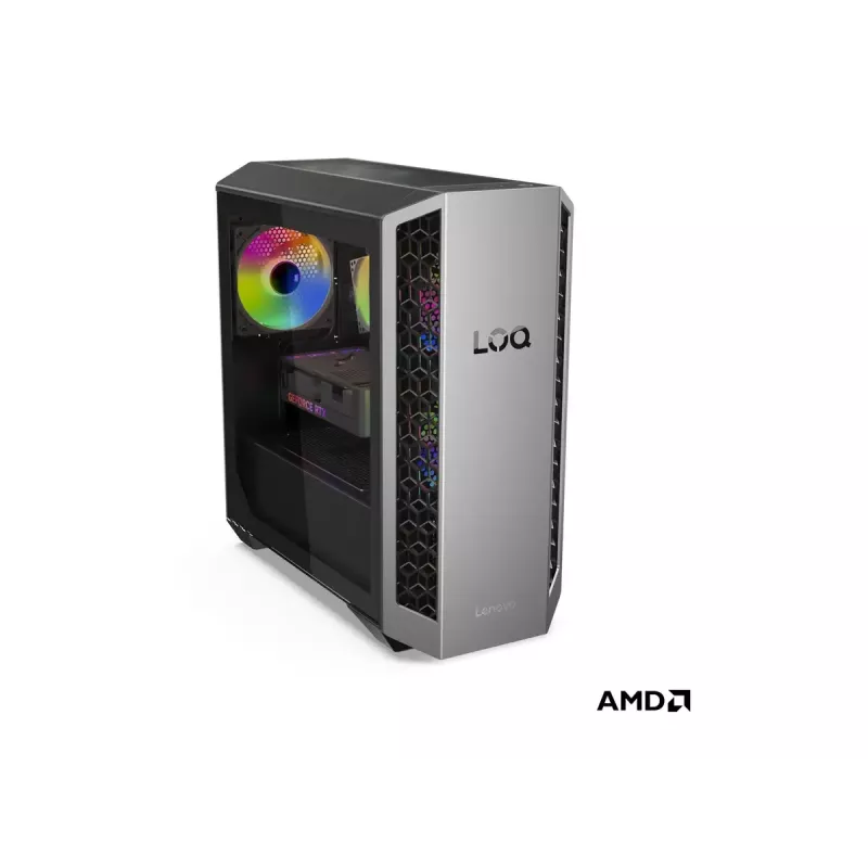 Torre de sobremesa Lenovo LOQ 26ADR10 – AMD Ryzen 7 8745HX, 32 GB DDR5 (2x16GB), 1000 GB, NVIDIA GeForce RTX 5070, Windows 11 Home