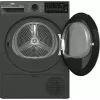 Secadora BEKO B5T89243M — de libre instalación, carga frontal, bomba de calor, 9 kg, Negro, 598×672×846 mm
