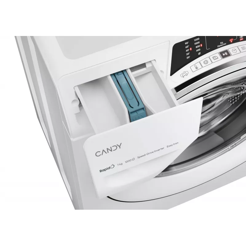 Candy RapidÓ RO41274DWMCT/1-S Lavadora de carga frontal 7 kg 1200 rpm Blanco