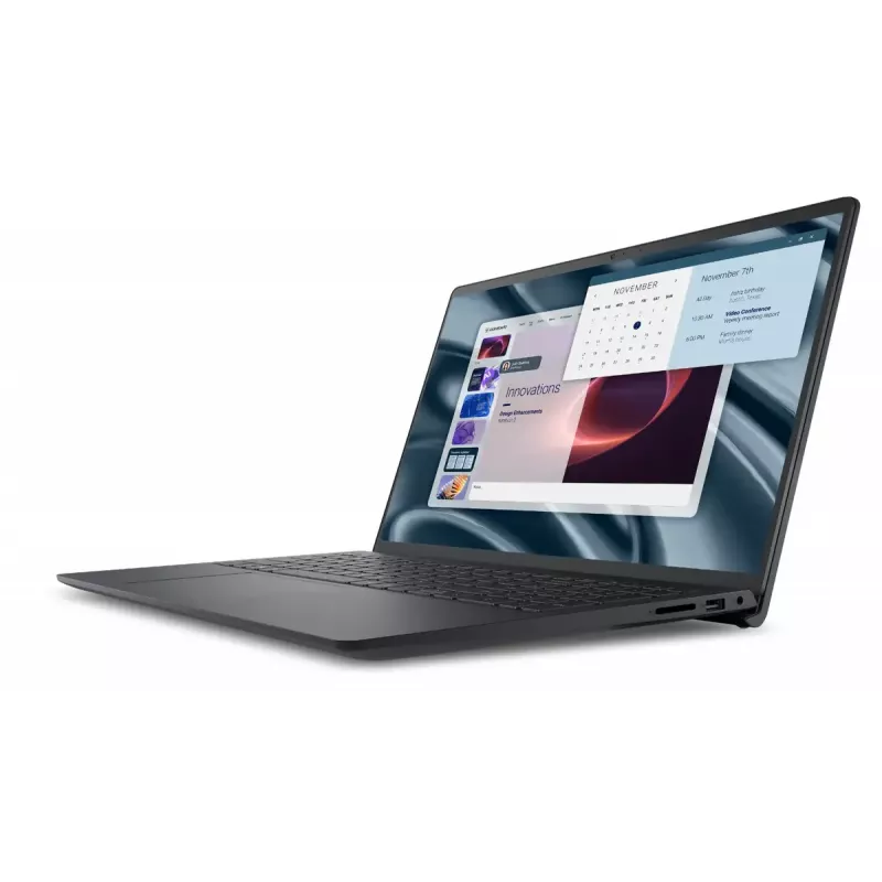 Portátil Dell Pro 15 Essential PV15255 — 15,6 inch FHD (1920x1080), AMD Ryzen 3 7320U, 8GB LPDDR5, 512GB SSD, AMD Radeon 610M, Ubuntu, Carbon negro