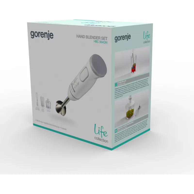 Gorenje HBC564QW 0,5 L Batidora de mano 500 W Blanco