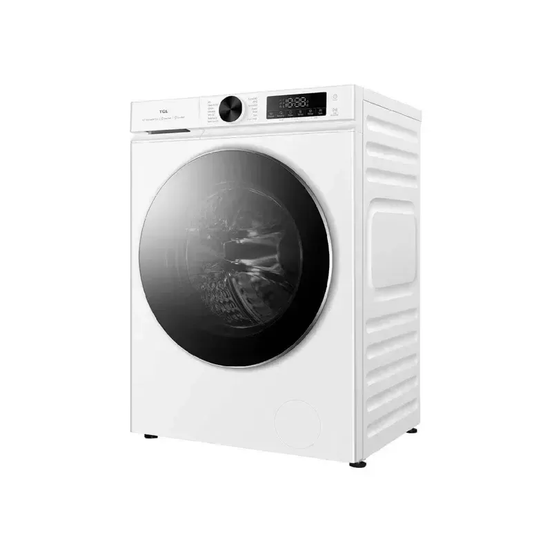 Lavadora TCL FP0944WA0 — carga frontal, 9 kg, 1400 rpm, clase A, indicador LED, vapor, 60×56×85 cm, blanca