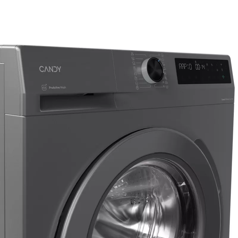 Lavadora Candy BR 26SSR6G-S carga frontal 6 kg 1200 rpm Gris