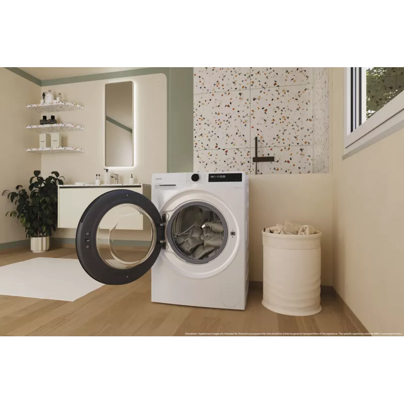 Lavadora Candy BR 47SBL8-S carga frontal 7 kg 1400 rpm Blanca