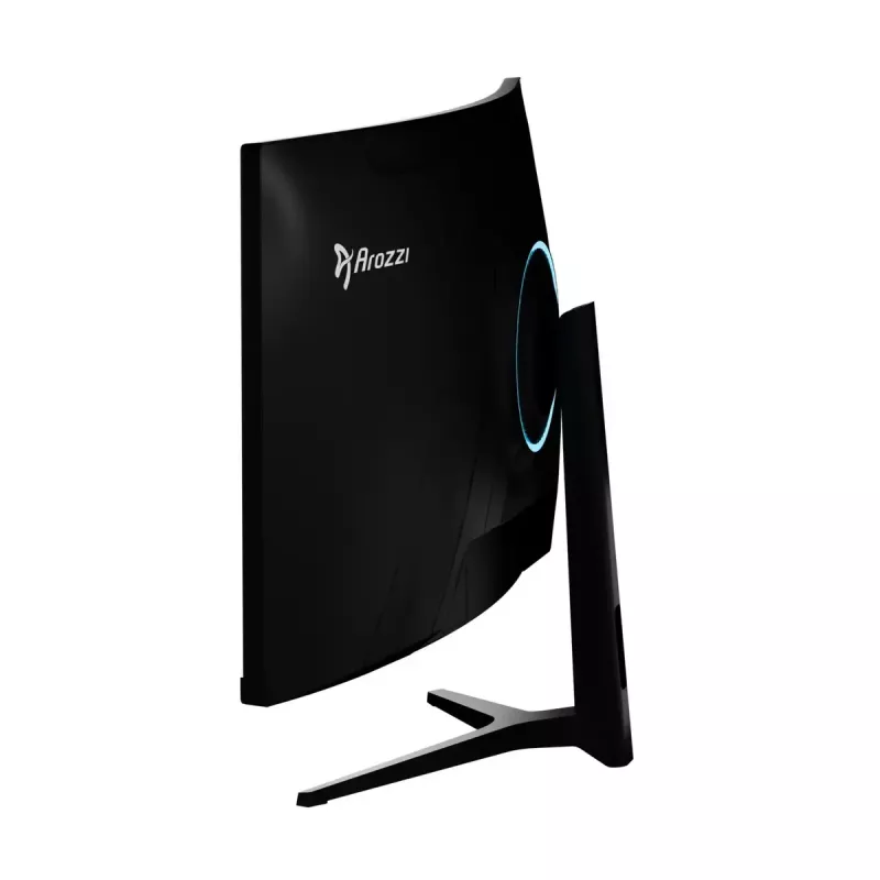 Monitor curvo Arozzi Nova de 34 inch — 34 inch (86,4 cm), 3440×1440, 21:9, VA LED, 1 ms, VESA, altavoces integrados, negro