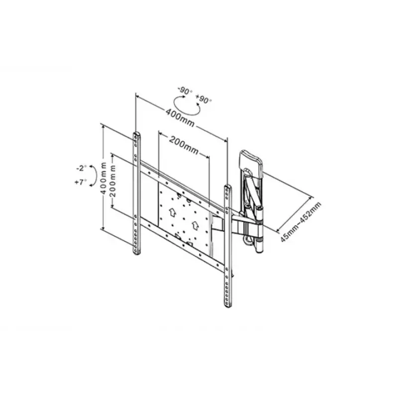 Soporte Multibrackets M VESA Flexarm Tilt & Turn III